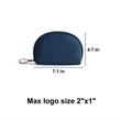 Half Moon Cosmetic Bag | https://www.bestnamebadges.com