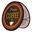 60" - Circle Pop-Out Small - Printed On 2 Sides Full Color | https://www.bestnamebadges.com