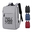 Water Resistant Laptop Backpack With USB Charging Port | https://www.bestnamebadges.com