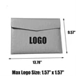 A4 Leather Document Pouch | https://www.bestnamebadges.com