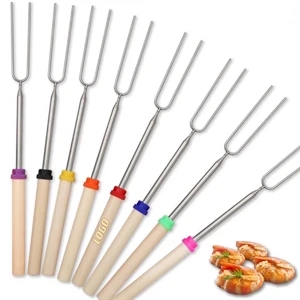 Extendable Roasting Fork | https://www.bestnamebadges.com