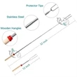 Extendable Roasting Fork | https://www.bestnamebadges.com