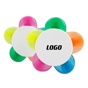 Flower Shaped Highlighter Pens | https://www.bestnamebadges.com