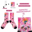 Sublimation Full Color Long Socks | https://www.bestnamebadges.com