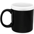 11 oz. Glam Two Tone Matte Ceramic Coffee Mugs | https://www.bestnamebadges.com