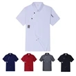 Unisex Modern Short Sleeve Vented Chef Coat | https://www.bestnamebadges.com