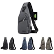 Usb Waterproof Sling Crossbody Backpack Chest Bag | https://www.bestnamebadges.com