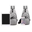 Sling Shoulder Chest Bags Crossbody Backpack With Usb | https://www.bestnamebadges.com