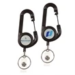 Round Carabiner Badge Reel w/ Keyring | https://www.bestnamebadges.com