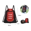 Basketball Drawstring Gym Backpack | https://www.bestnamebadges.com
