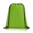 Non-Woven Custom Drawstring Backpack | https://www.bestnamebadges.com