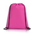 Non-Woven Custom Drawstring Backpack | https://www.bestnamebadges.com