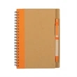 Mini Coil Notebook With Pen | https://www.bestnamebadges.com