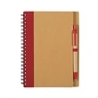 Mini Coil Notebook With Pen | https://www.bestnamebadges.com