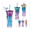 Double-layer Plastic Mermaid Mug | https://www.bestnamebadges.com