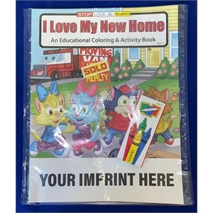 I Love My New Home Coloring Book Fun Pack
