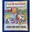 I Love My New Home Coloring Book Fun Pack | https://www.bestnamebadges.com