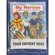 My Heroes Coloring and Activity Book Fun Pack | https://www.bestnamebadges.com