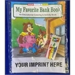 My Favorite Bank Coloring and Activity Book Fun Pack | https://www.bestnamebadges.com