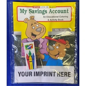 My Savings Account Coloring and Activity Book Fun Pack