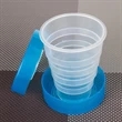 Plastic Telescopic Collapsible Folding Cup | https://www.bestnamebadges.com