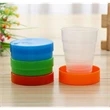 Plastic Telescopic Collapsible Folding Cup | https://www.bestnamebadges.com