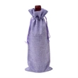 Burlap Wine Gift Bags With Drawstrings | https://www.bestnamebadges.com
