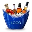 Champagne Ice Bucket | https://www.bestnamebadges.com