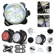 USB Rechargeable Bicycle Light Set | https://www.bestnamebadges.com