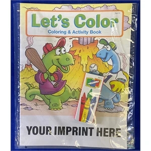 Let's Color Coloring and Activity Book Fun Pack