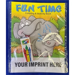 Fun Time Coloring and Activity Book Fun-Pack