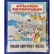 Aviation Adventures Coloring and Activity Book Fun Pack | https://www.bestnamebadges.com