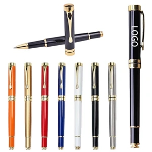 Cap-off Design Metal Rollerball Pen