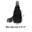Leather Crossbody Chest Bag | https://www.bestnamebadges.com