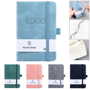 A6 PU Leather Hardcover Journal Notebook