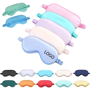 Double Layer Imitated Silk Fabric Eye Mask Sleep Eyeshade