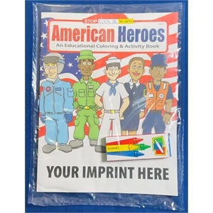 American Heroes Coloring and Activity Book Fun Pack