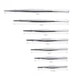 4.92 Inch Straight Tweezers | https://www.bestnamebadges.com