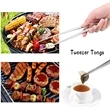 4.92 Inch Straight Tweezers | https://www.bestnamebadges.com