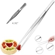 4.92 Inch Straight Tweezers | https://www.bestnamebadges.com