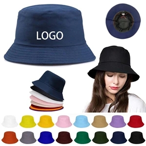 Cotton Outdoor Fisherman Bucket Sun Hat