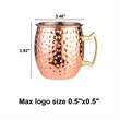 18oz Moscow Mule Mug | https://www.bestnamebadges.com
