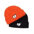 Cuffed Knitted Beanie With Direct Embroidery Logo | https://www.bestnamebadges.com