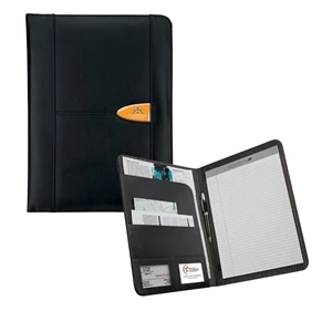 Lepidus I Leather Letter Size Padfolio | https://www.bestnamebadges.com