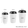 Disposable Double Wall Coffee Cup | https://www.bestnamebadges.com