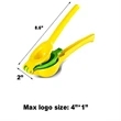 Metal 2-In-1 Lemon Lime Squeezer | https://www.bestnamebadges.com