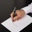 Hugo Boss® Contour Ballpoint Pen | https://www.bestnamebadges.com