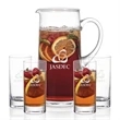 Rexdale Pitcher & Dresden Beverage Set | https://www.bestnamebadges.com