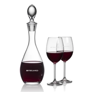 Malvern Decanter & Blyth Wine | https://www.bestnamebadges.com