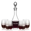 Malvern Decanter & Crestview Stemless Wine | https://www.bestnamebadges.com